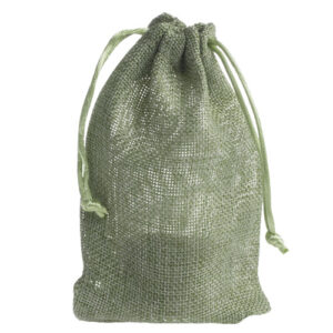 jute zakjes groen